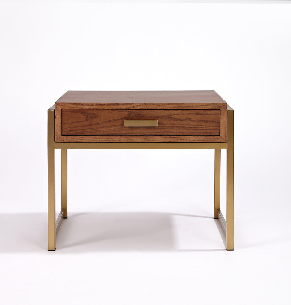 Heidi Nightstand/Bedside Table - Walnut