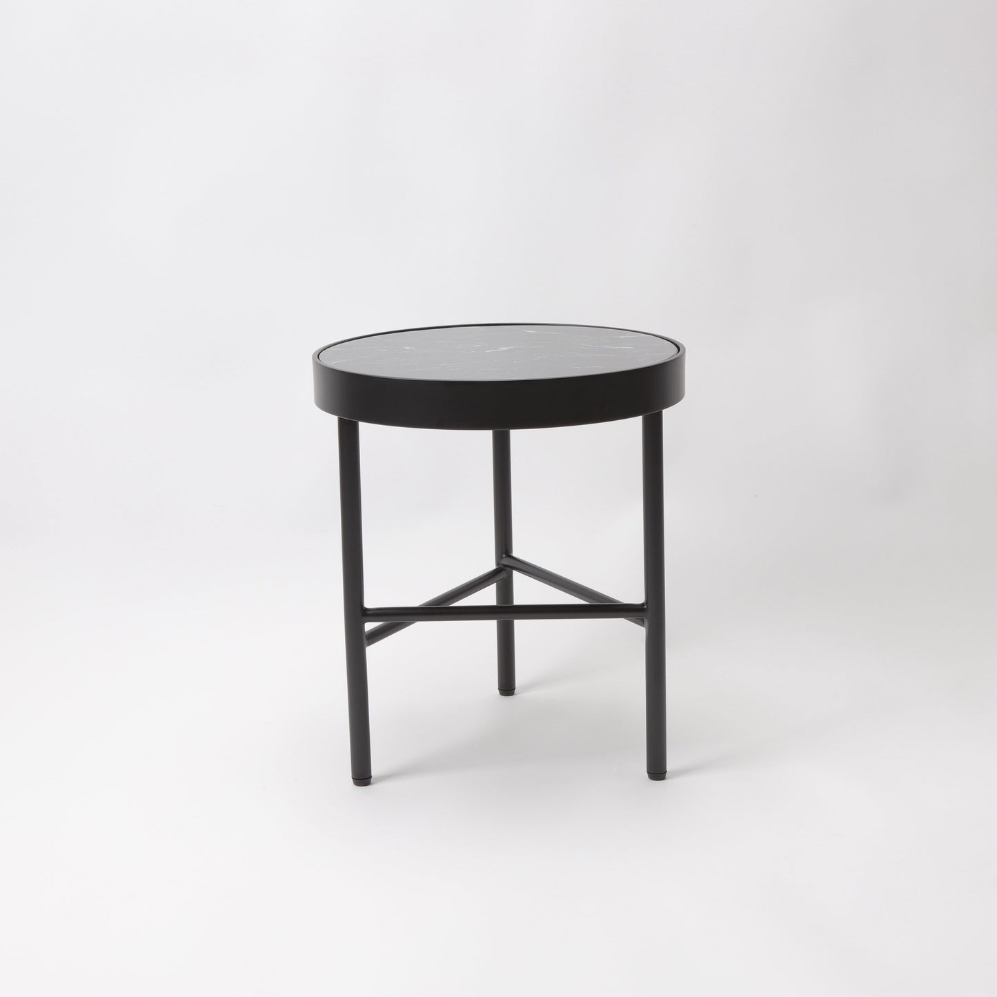 Kali Side Table - Dark Green Marble Top