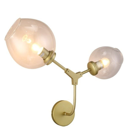 2-Globe Bubble Wall Lamp