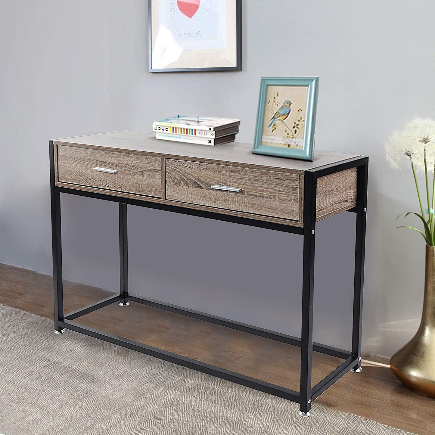 Console Entryway Sofa Coffee Tables with Drawers