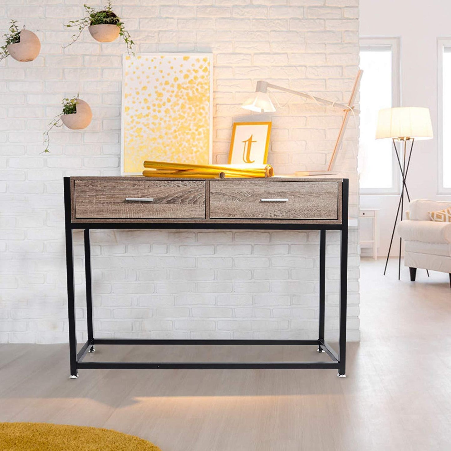 Console Entryway Sofa Coffee Tables with Drawers