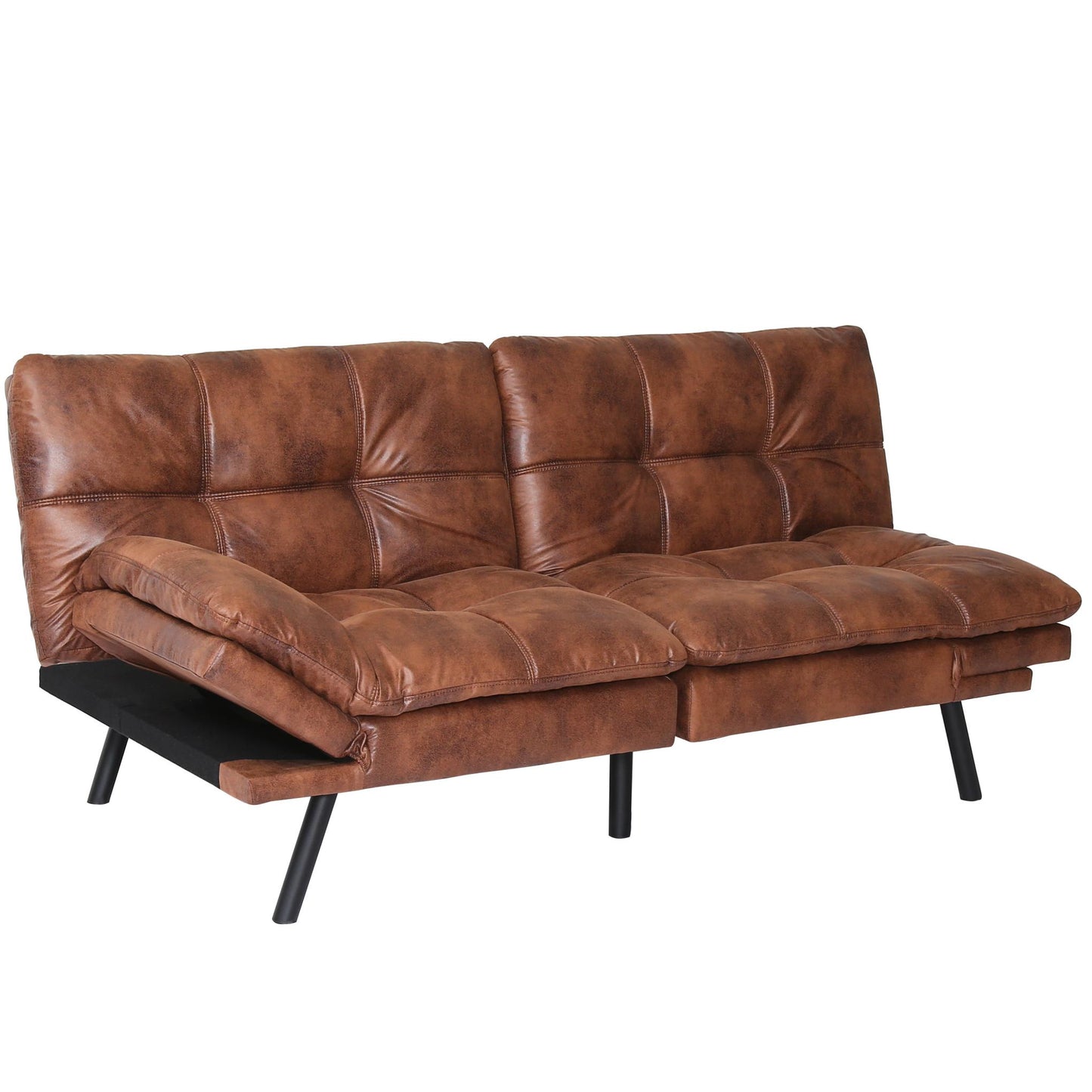 Mydepot Comfortable Armless Sofa Bed