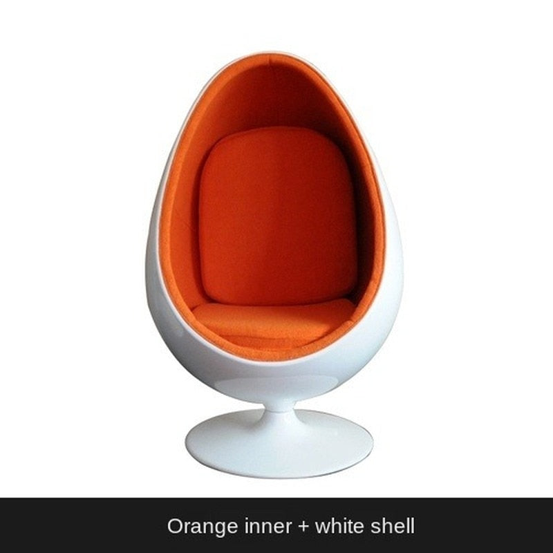 Nordic Living Room Single FRP Egg Chair