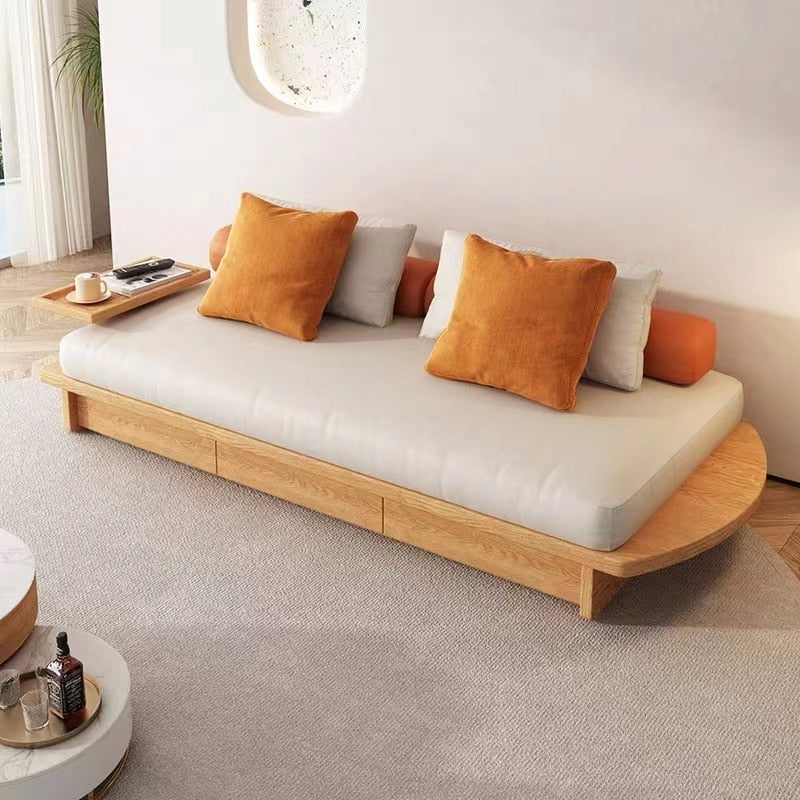 Minimalist Japanese style sofa with storage