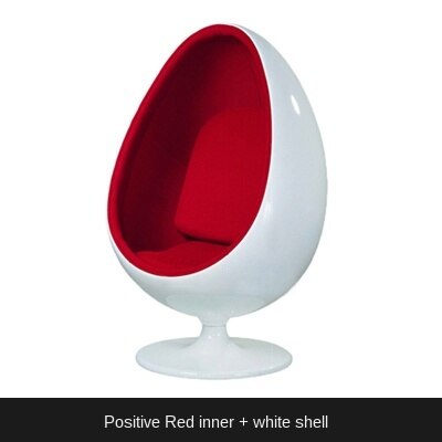 Nordic Living Room Single FRP Egg Chair