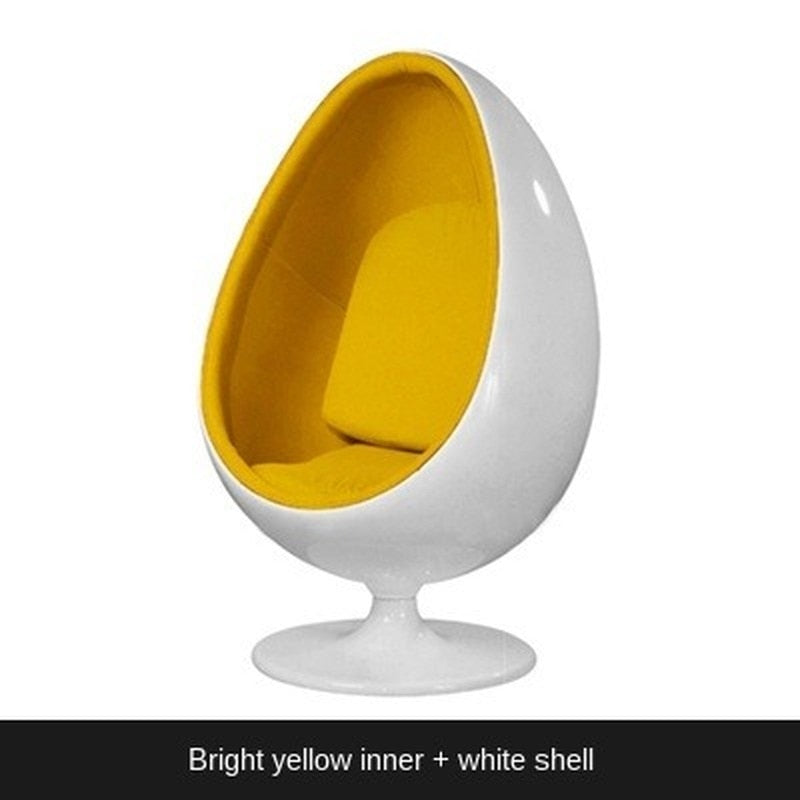 Nordic Living Room Single FRP Egg Chair