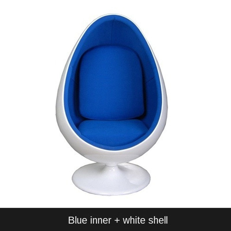 Nordic Living Room Single FRP Egg Chair