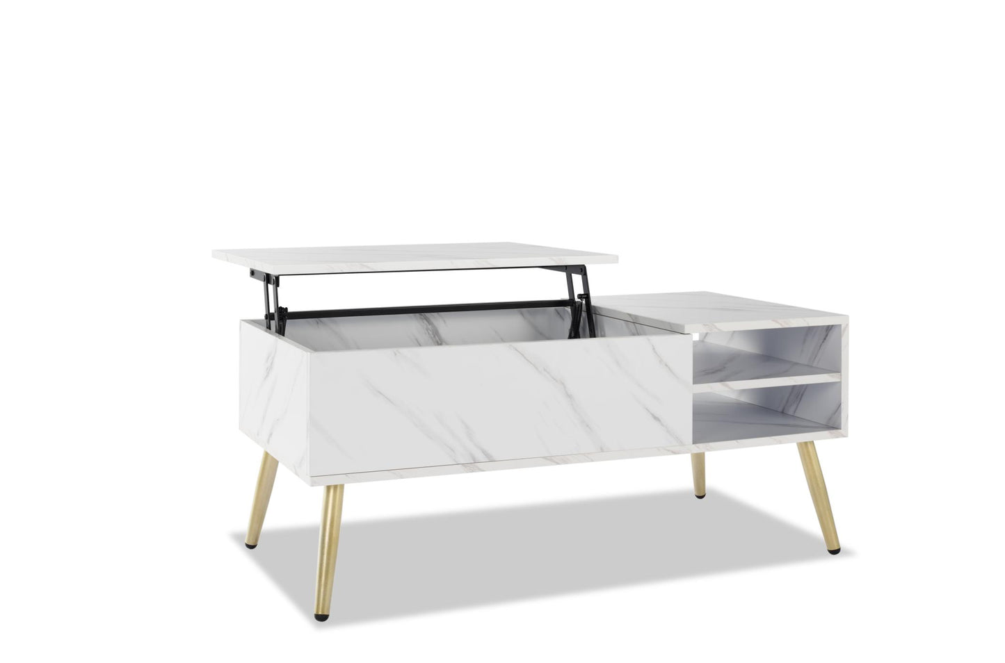 Lift Top Extendable Coffee Table with Storage