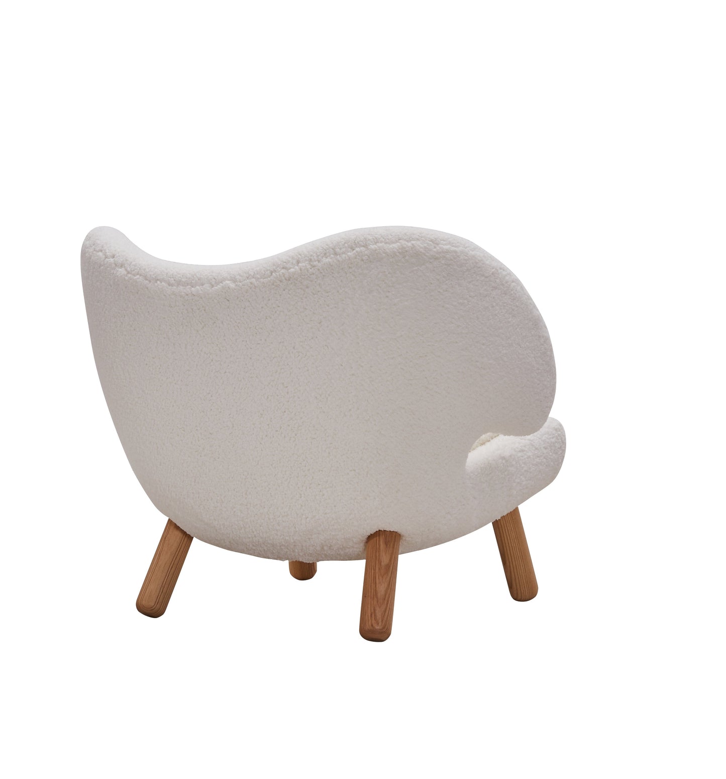 Zoey Accent Chair - White Sherpa